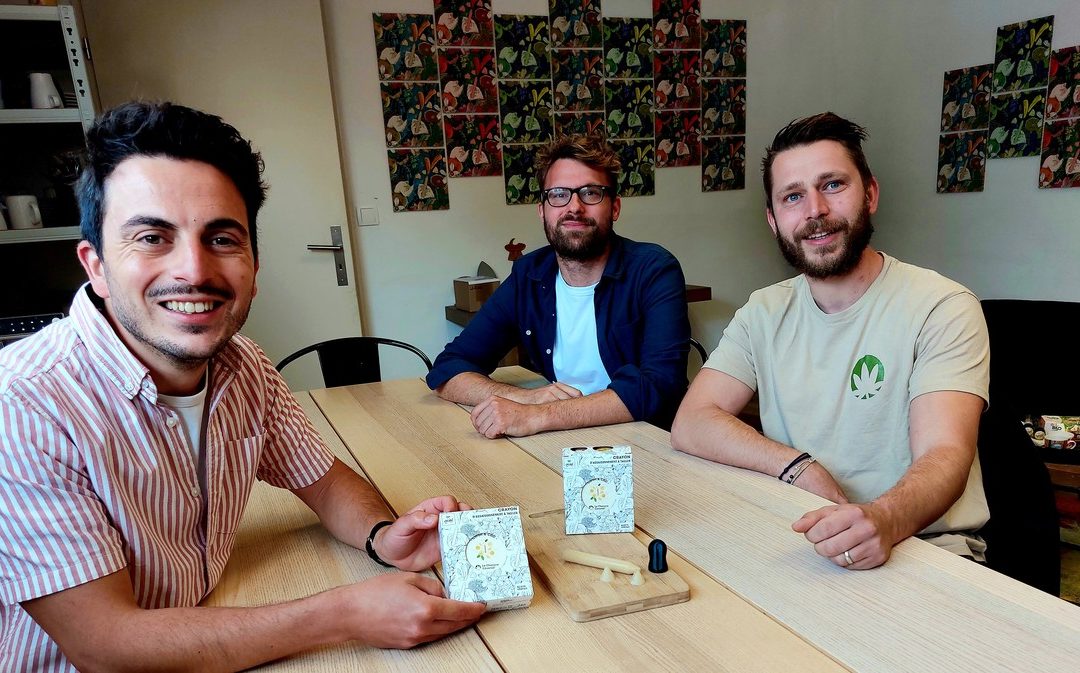 Le crayon à tailler au CBD, innovation collaborative de deux entreprises alésiennes