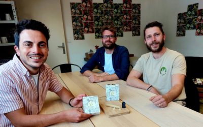 Le crayon à tailler au CBD, innovation collaborative de deux entreprises alésiennes